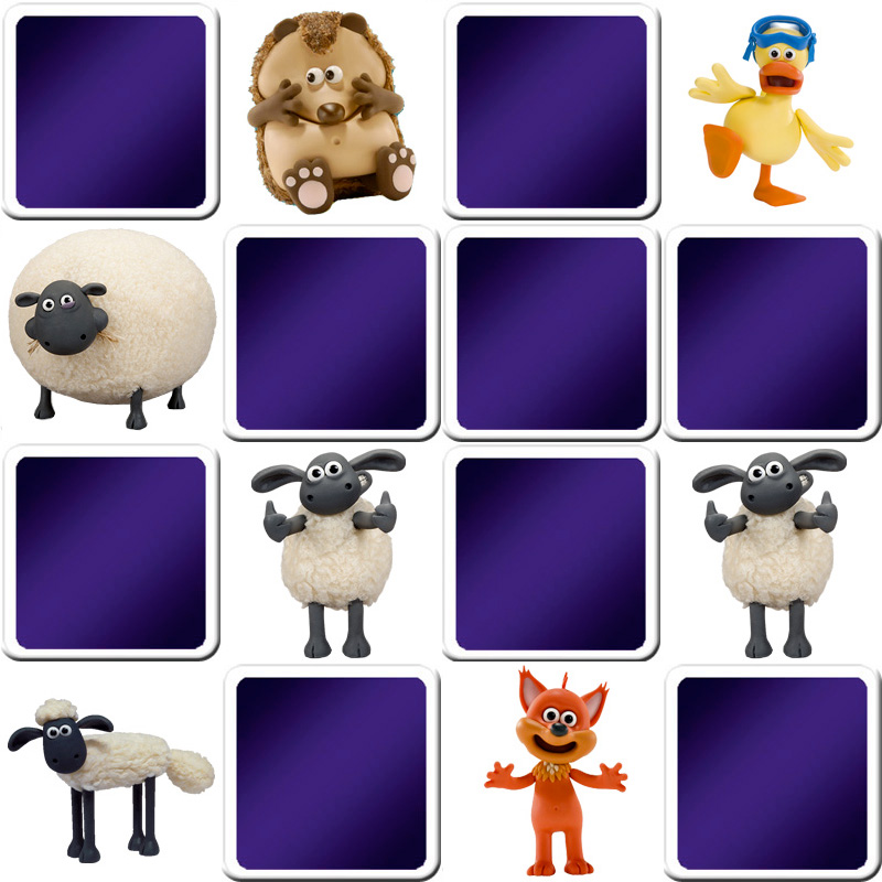 Play Memory Game For Kids Shaun The Sheep Online And Free Game
