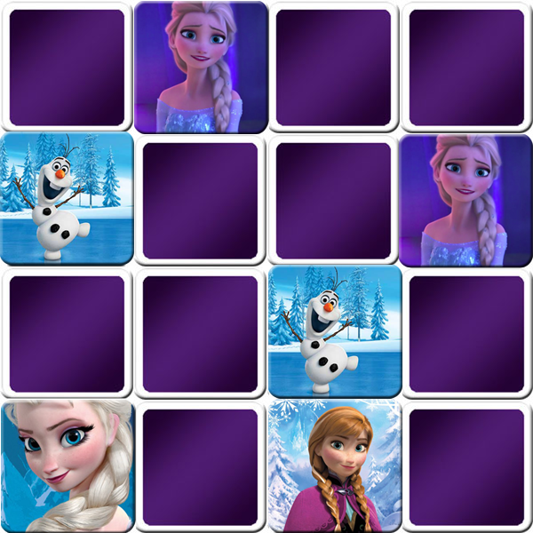 Disney Frozen 2 Memory Match Game 72 Cards Elsa Anna Olaf & More Ship for sale online 