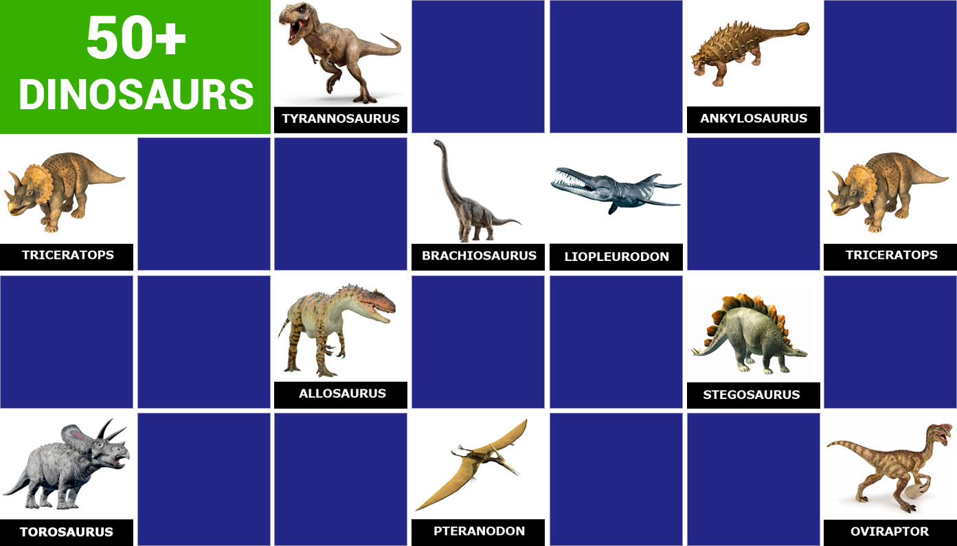 Play Memory Game For Kids Dinosaurs Online And Free Game Memozor