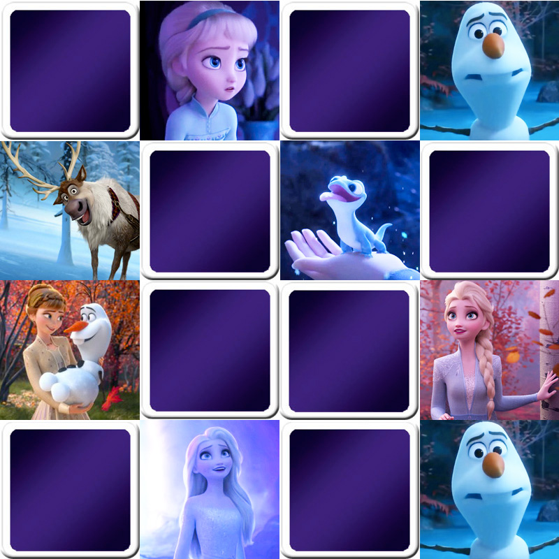 Disney Frozen Die Eiskönigin 4in1 Edukit Memo Puzzle Domino Game Spiel Elsa Olaf 