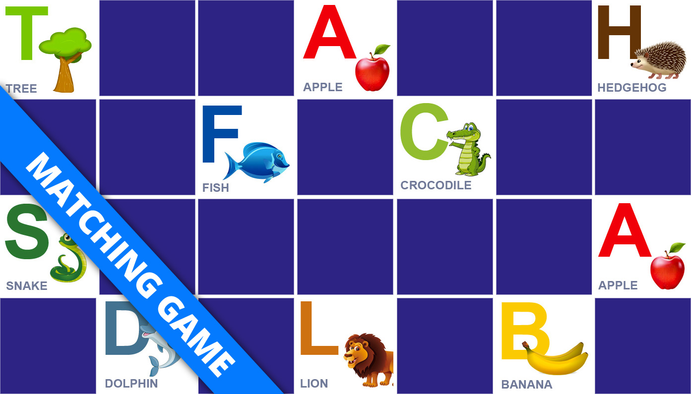 matching game to learn the alphabet online free memozor