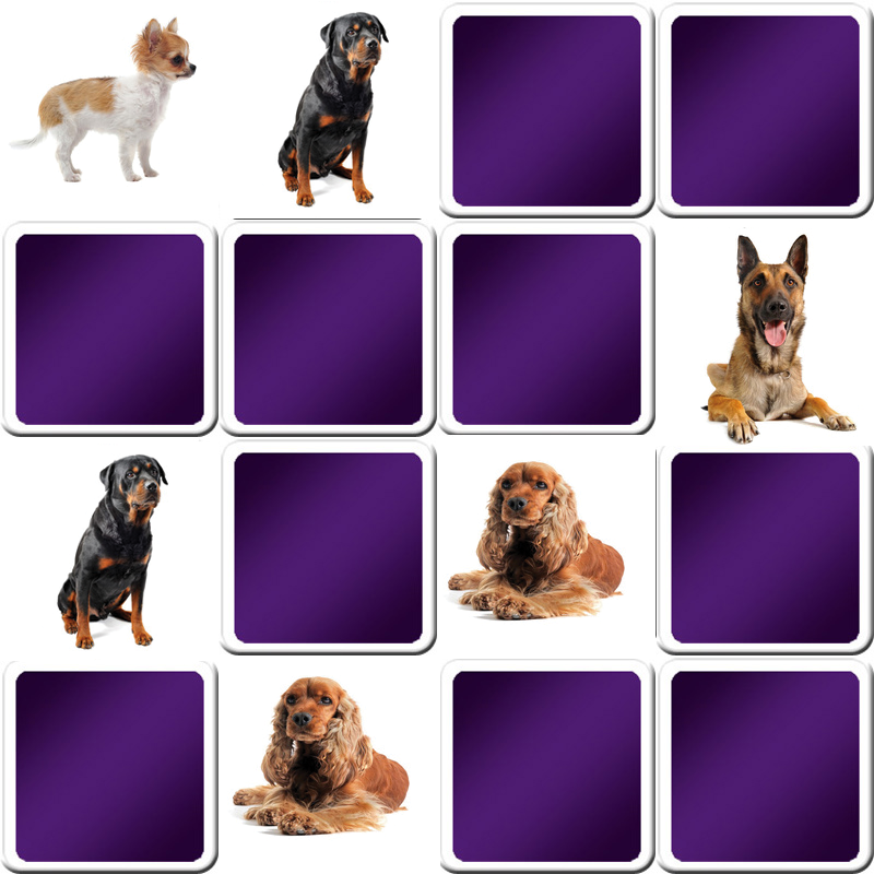 Dog Memory Matching Game (free printable) - The Activity Mom